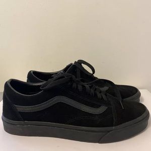 Vans off the wall 721356 Black On Black Suede 10.5